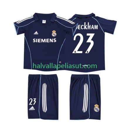 Jalkapallo Pelipaidat/Peliasut Real Madrid BECKHAM 23 2006 Retro Lasten Vieraspaita 2005 Lyhythihainen